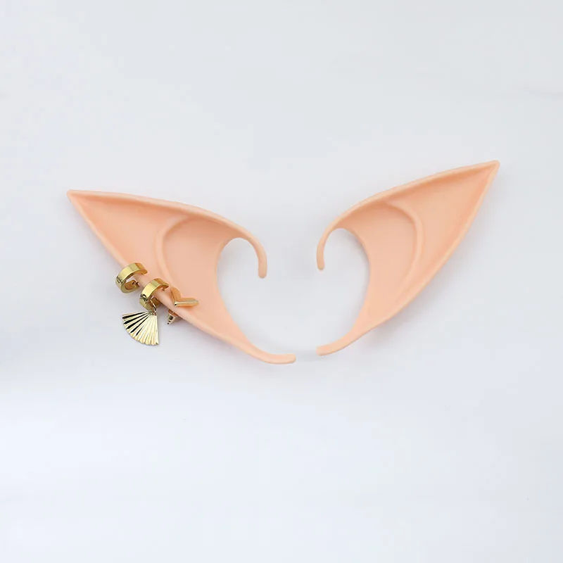 Anime Arknights Lumen Cosplay Elf Ear Artificial Soft Silicone Ears Men Women Halloween Prop Xmas Party Decor Accessories Gift