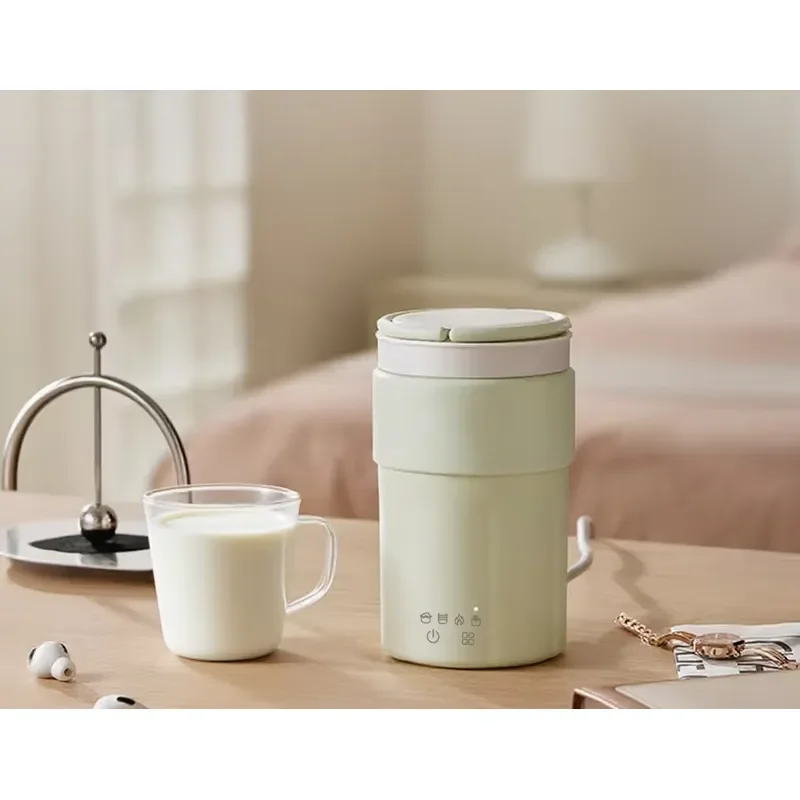 Automatic milk foam machine 4-in-1 stainless steel hot and cold milk foam heating machine 300W