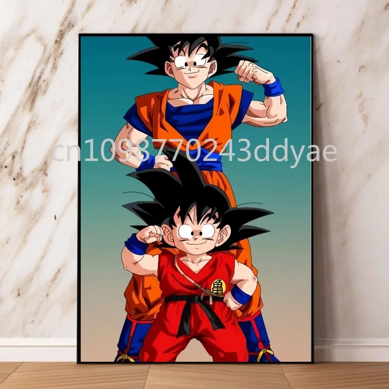 Classic Animation Dragon Ball Wukong Vegeta Poster Canvas Painting Modern Home Living Room Wall Art Decoration Painting Gifts