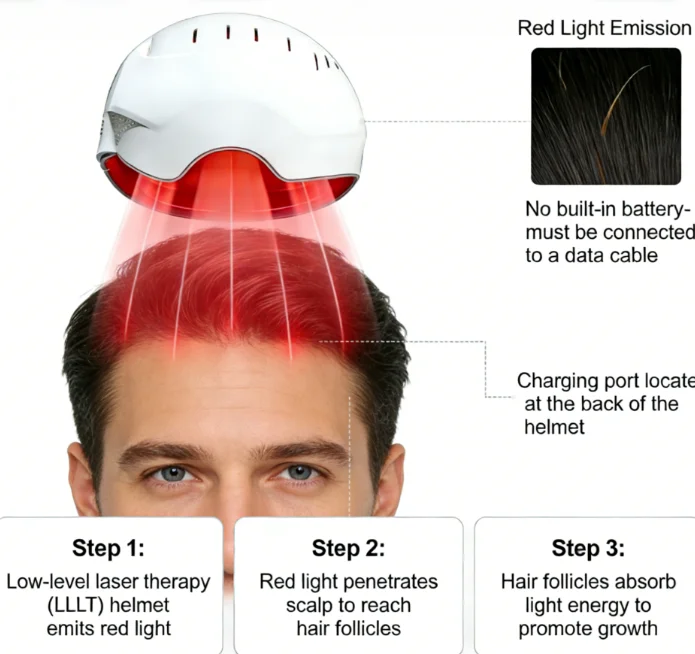

Лазерная шапочка COZING-C300 для роста волос с пультом ДУ, выходная мощность 6750 мВт, одобрено FDA, для лечения андрогенетической алопеции