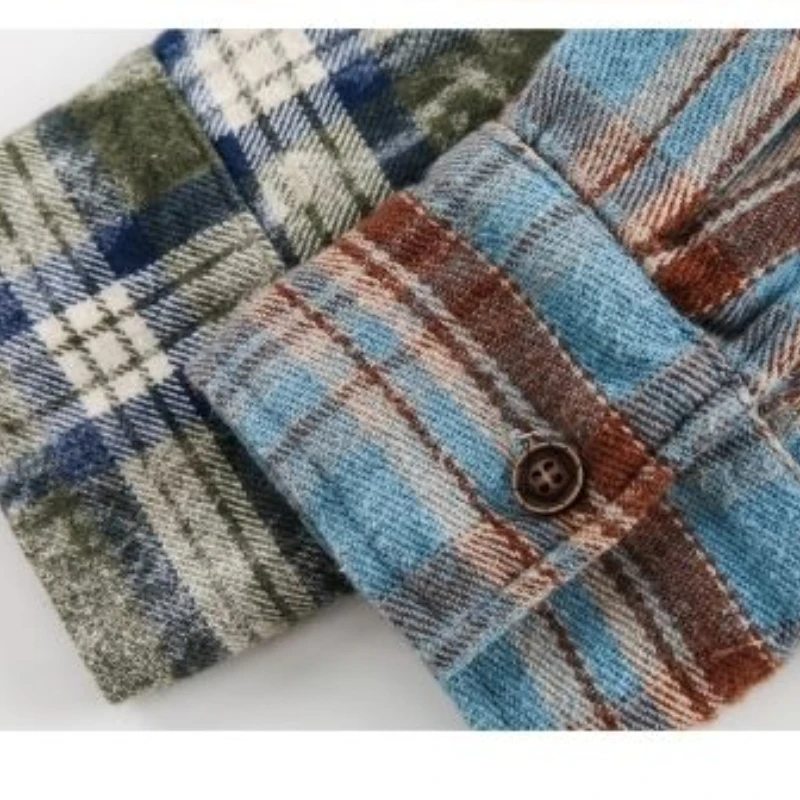 BEIANJI early spring new design sense irregular splicing plaid shirt men's trend European and American street long-sleeved shirt