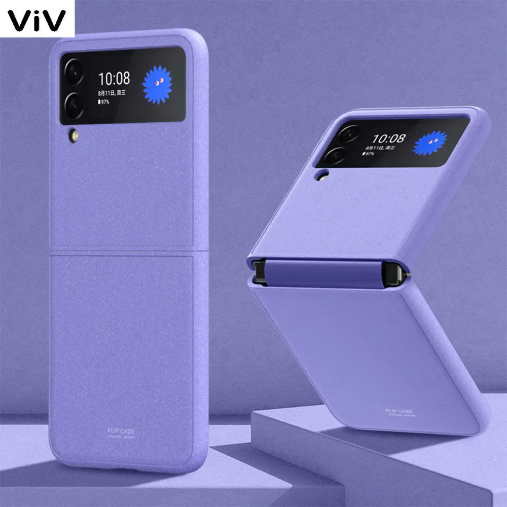 

Матовый защитный чехол с петлями из песчаника для Samsung Galaxy Z Flip 3 5G тонкие противоударные Чехлы для телефона Sansung Z Flip3 5G ZFlip3 Coqu