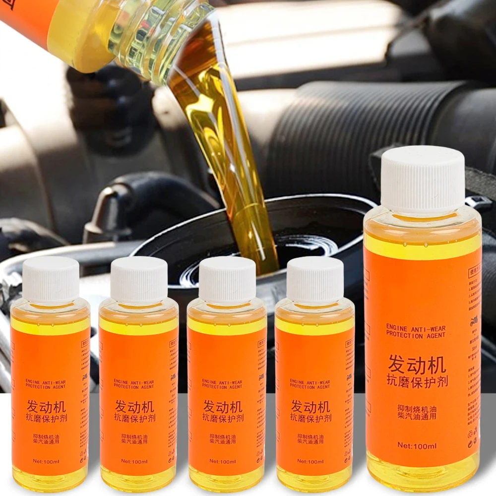 100ml Car Engine Cylinder Restorer Additive Oil for Car Engine Protection Noise Reduction Antiwear Repair Oil Reduce Friction