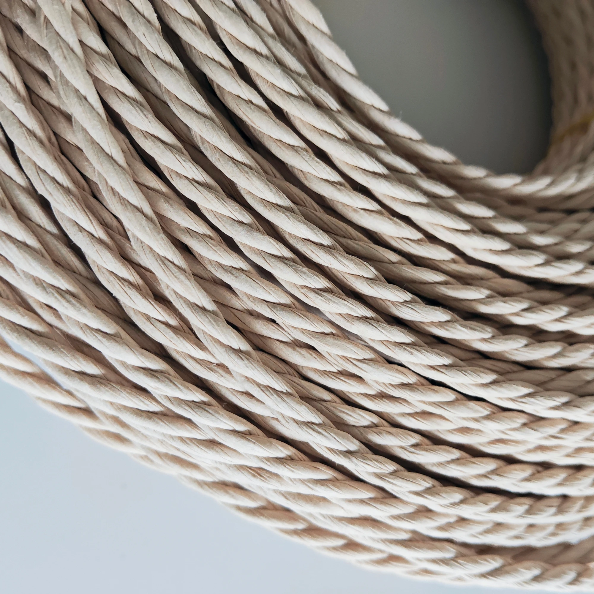 4mm Danish Paper Cord, Natural 3-Ply Oiled Paper Rope 500g for Chair Seat Weaving, DIY Crafts, Gardening
