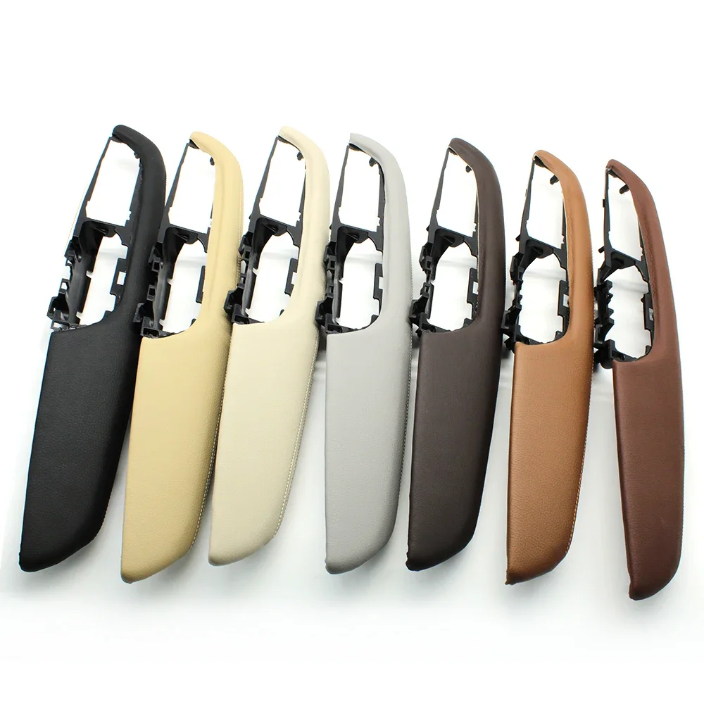 

Автомобильная передняя левая дверная ручка, подлокотник, кожаная внешняя рамка, опорный кронштейн, замена для BMW X5 X6 E70 E71 E72 2007-2013 LHD