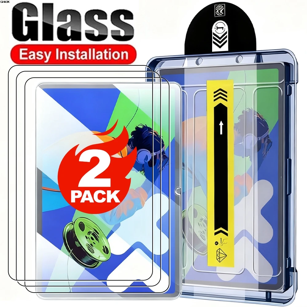 

Auto-alignment Tempered Glass for Lenovo Xiaoxin Pad Pro 12.7Inch 9H Hardness Anti-scratch Screen Protectors with Install Kit