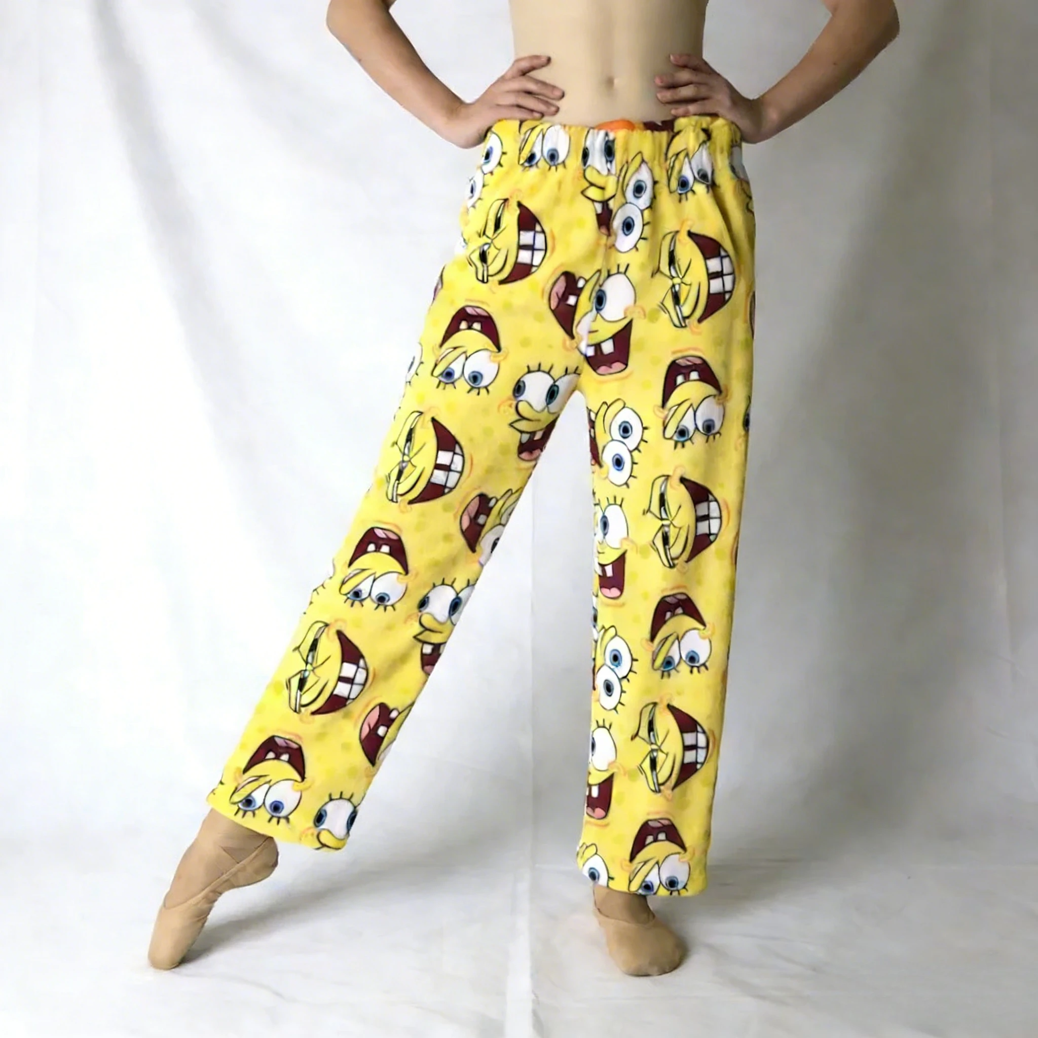 

Горячая новинка 2026: Модные повседневные спортивные брюки унисекс с 3D-принтом Спанч Боб и Октопус в стиле Харадзюку