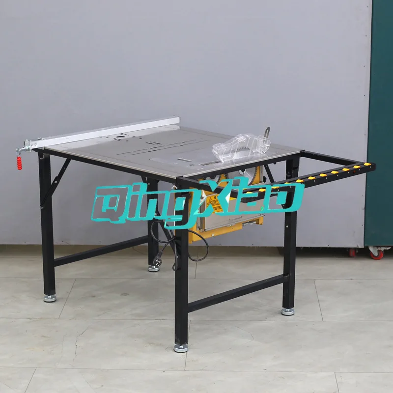 Multifunctional Portable Folding Saw Table Woodworking Workbench Electric Lifting Operating Platform