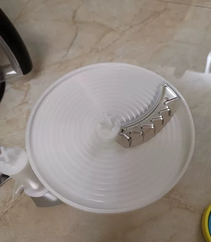 Suitable for Braun cuisine stick, French fry cutting plate, white plastic slicing plate with stainless steel blade accessories