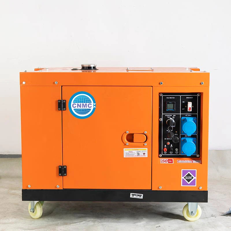 Silnet Diesel Generator 5KVA 6KVA 7.5KVA 9KVA Lightweight Generator Ready To Use Generators for Home Electricity CE Certified