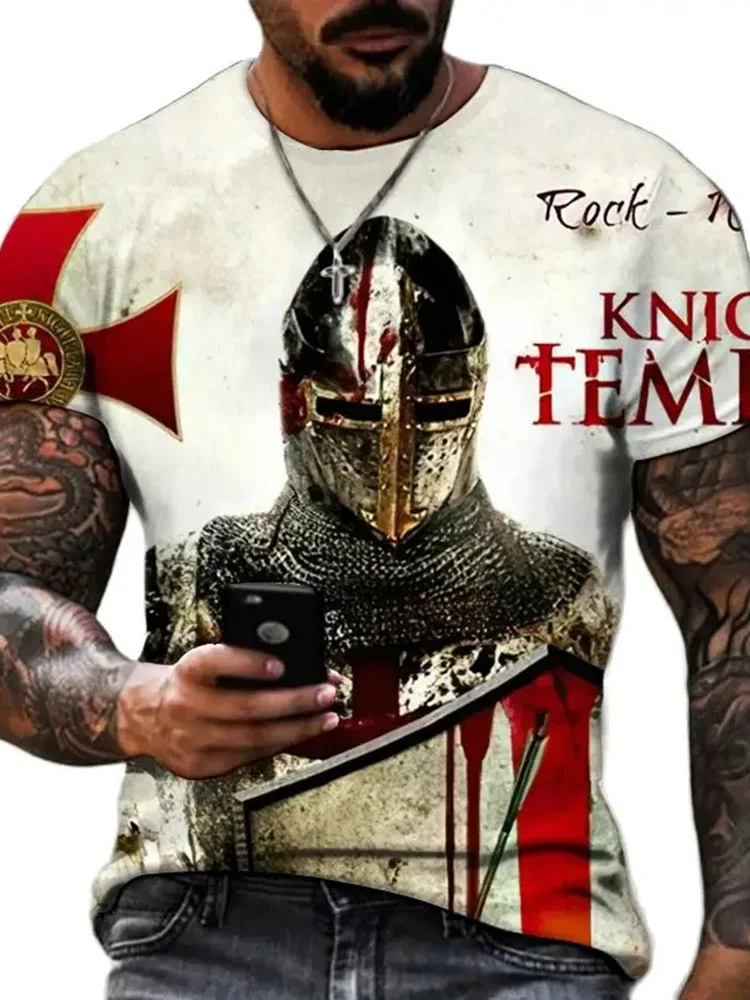 

2025 модная мужская повседневная футболка с 3D принтом Temple и круглым вырезом, уличная мода в стиле Харадзюку, мужской топ с короткими рукавами в стиле ретро XS-6XL