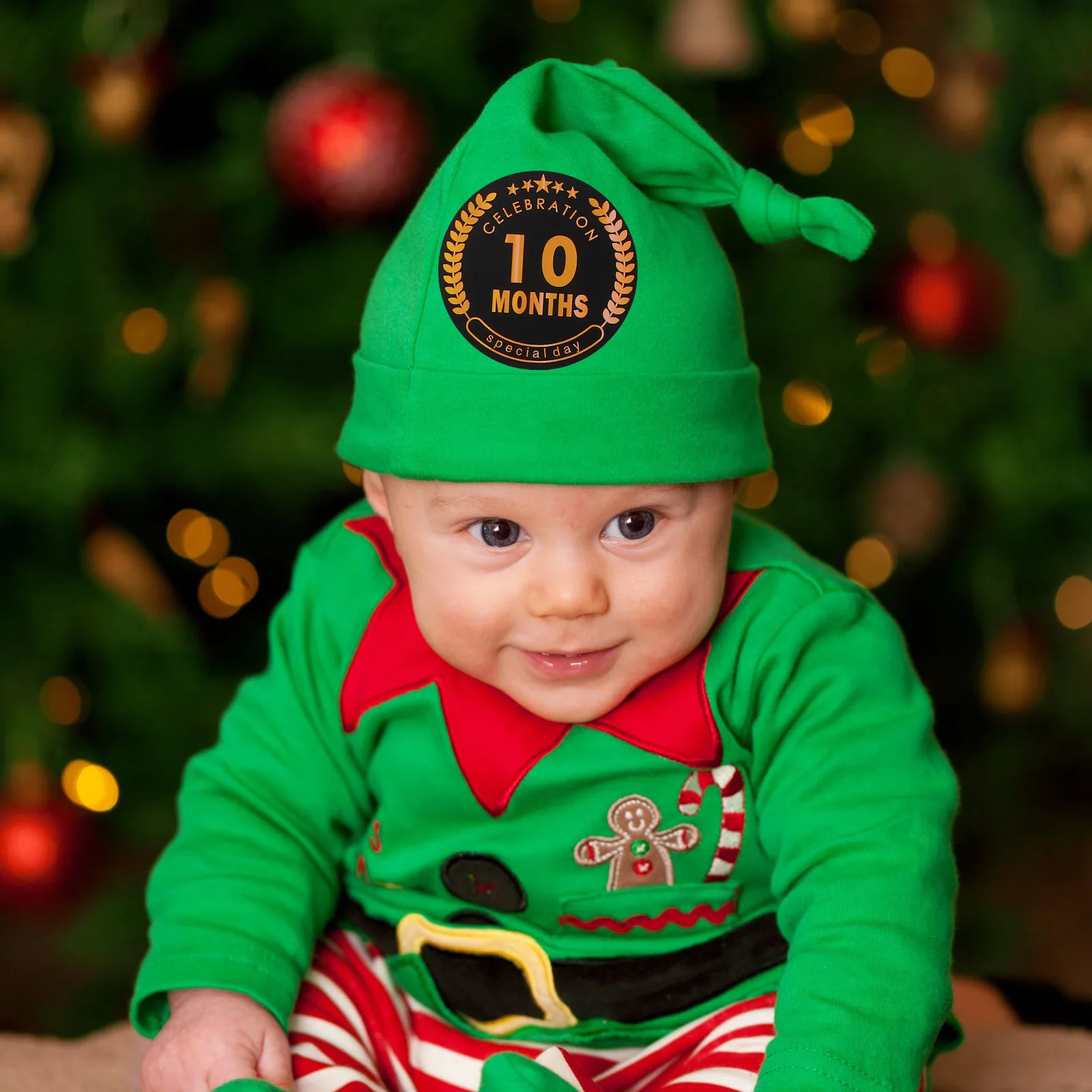 

1Set Newborn Month Sticker High Grade Material 1 to 12 Months Baby Photo Prop Milestone Sticker Memory Keepsake