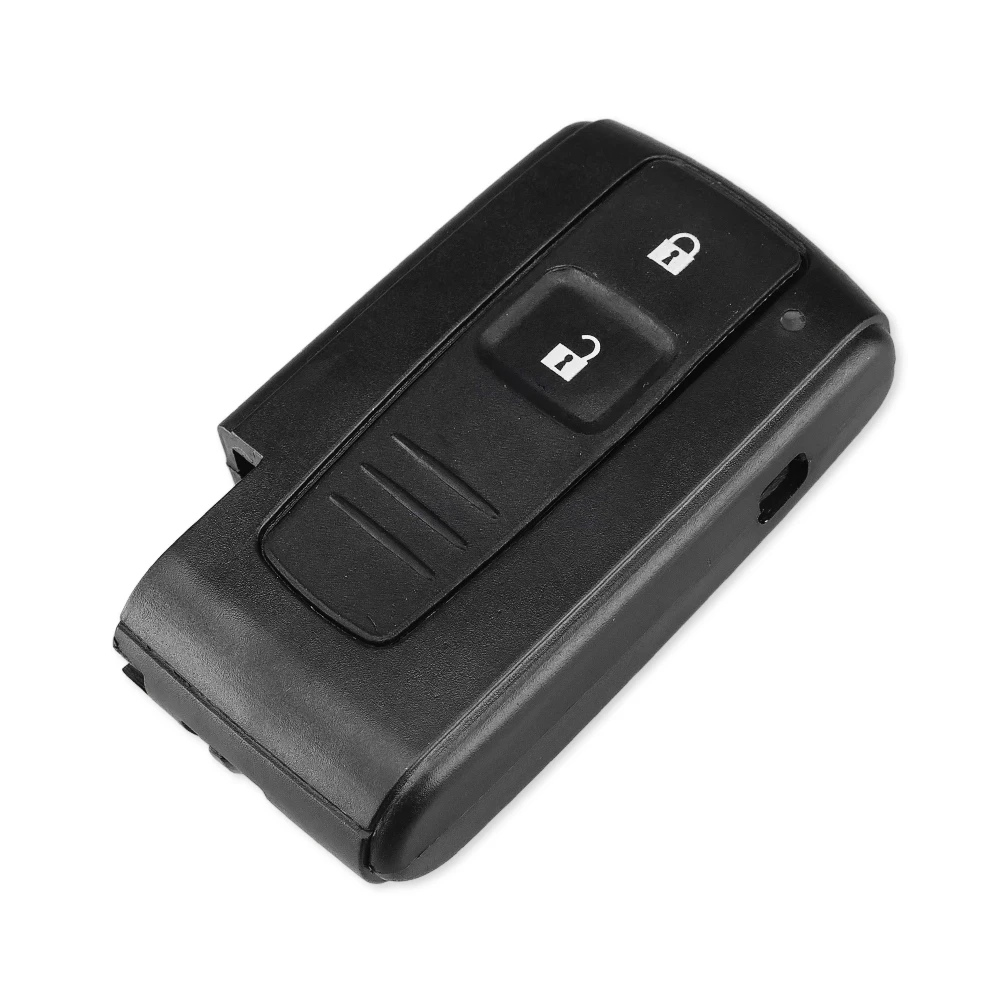 KEYYOU-Substituição inteligente Shell remoto Car Case sem lâmina chave, Fob 2 botões, apto para Toyota Prius