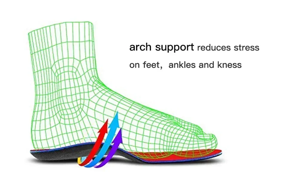 ab Professionele steunzool binnenzool Platte voetcorrector Schoenkussen orthopedische pad fietsvoetbal hardloopsport inlegzolen