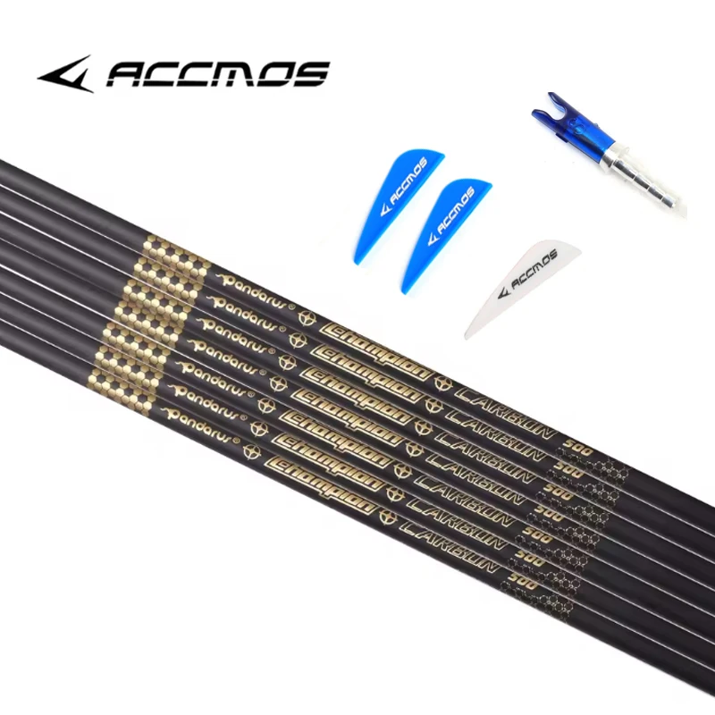 

Карбоновый вал стрелы 6/12 ID4,2 мм и аксессуары Spine 350/1000 для стрельбы из лука и стрел (с 100-зернистым наконечником и штифтом)