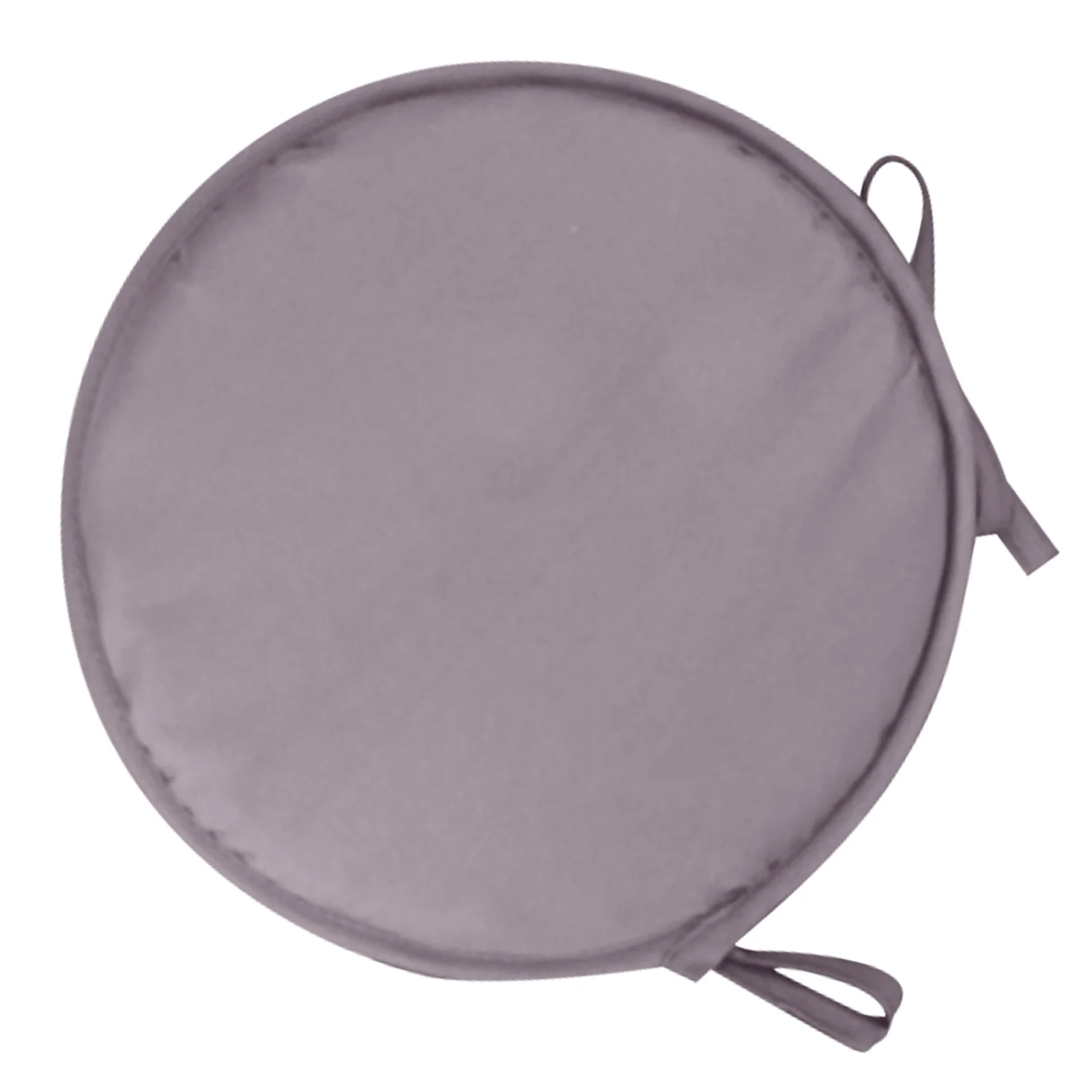 

1pc Round Seat Cushion Premium Thickened Sponge For Home Office Restaurant Car Chair Decor Light Grey 38Cm Diameter