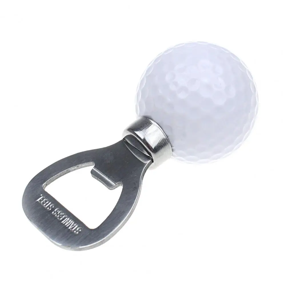 Beer Bottle Opener Gifts Anti-rust Grip High Hardness Golf Ball Shaped Bottle Opening Tool Camping Gear