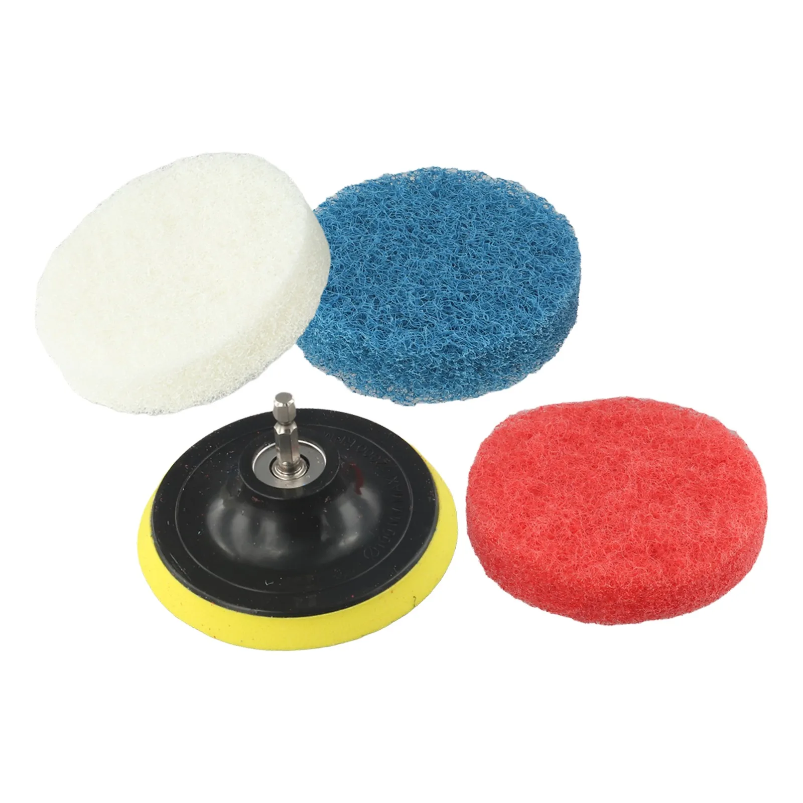 Tools Brush Attachment Power 5Pcs Scouring Pads Accessory Scrubber for tile Cleaning Automatic for Drill Kitchen Brush