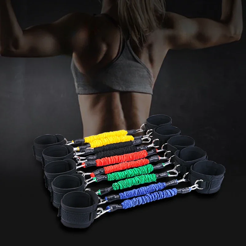 Strength Agility Training Strap Fitness Bounce Trainer Rope Resistance Bands Rubber Basketball Soccer Jump Gym Fitness Equipment