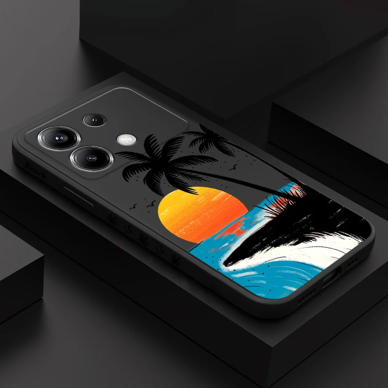 

Sunset Beach Phone Case For Xiaomi Poco F7 X7 X6 F6 M6 M5 M5S F5 X5 F4 X4 M4 F3 M3 X3 Pro 4G 5G GT Silicone Cover