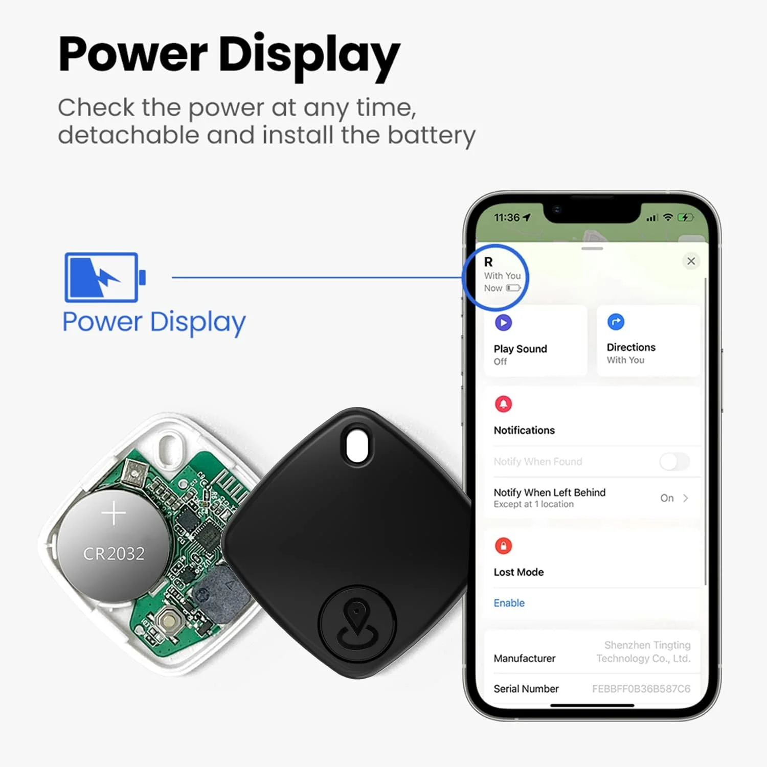 Bluetooth GPS Tracker für Apple Find My Mini Anti-Lost Tag für Kinder Haustiere Auto Position Alarm Erinnerung Drahtlose Tracking Gerät
