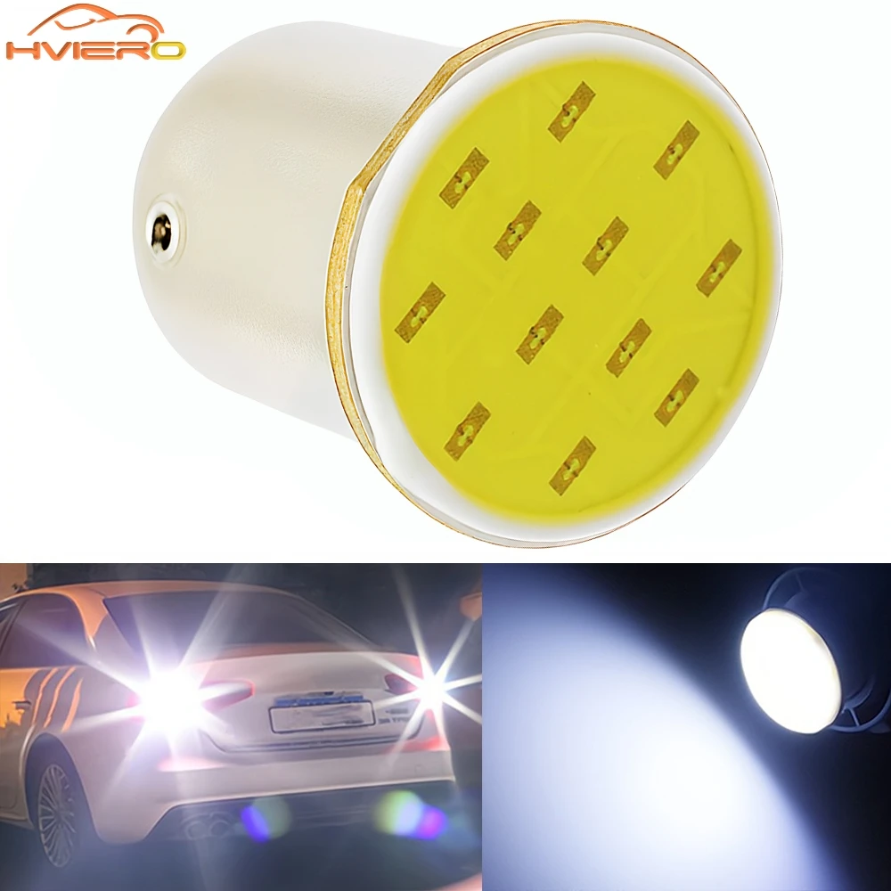 

1/2/4/5/10/20PCS White 1156 1157 12SMD P21w Brake License Plate Turn Signal Tail Bulbs Backup Truck Light Parking Auto Car Lamp