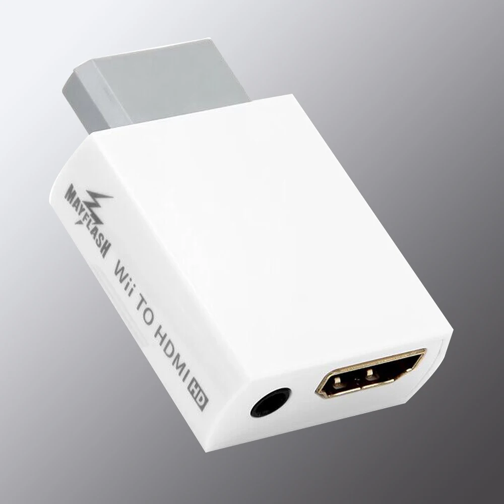 ขายส่งสำหรับ MAYFLASH สำหรับ Wii HD Adapter Converter 720P/1080P 3.5มม.สำหรับ HDTV