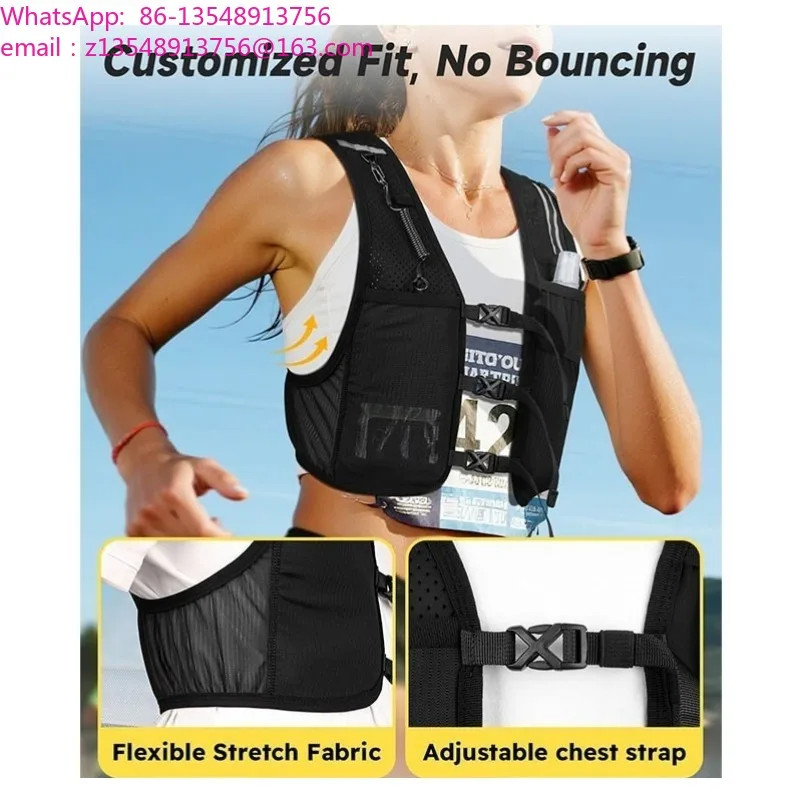 Running backpack, outdoor hiking vest, marathon hiking backpack, cycling vest