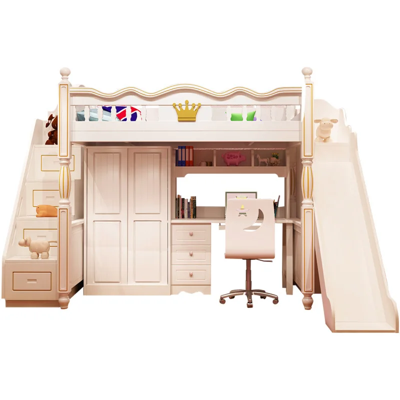 

Children's room, high and low beds, small apartments, princess beds, girls' staggered bunk beds, desks, wardrobes, integrated