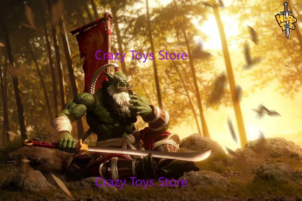 

In Stock Hero Toy Samuro Samuro Master Swordsman Orc 8 Inch 20cm Action Figure Toy Doll Model Collectible Model Gift