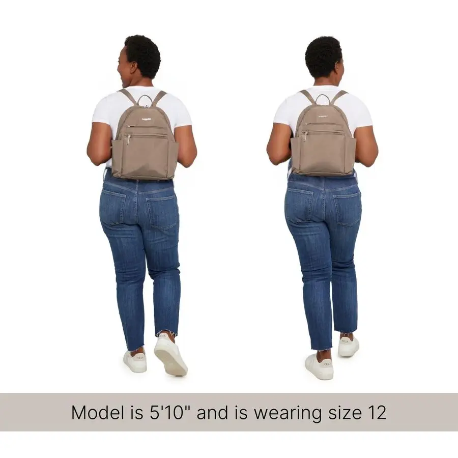 Zaino da viaggio antifurto per le vacanze Zaino da viaggio in nylon resistente agli taglienti 10x13 con RFID, Portobello