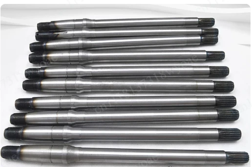 1PC Steel Electric Tricycle Drive Shaft 18-Tooth 9 Shaft Head 6205 Bearing Rear Axle Half Shaft Electric Tricycle Accessories
