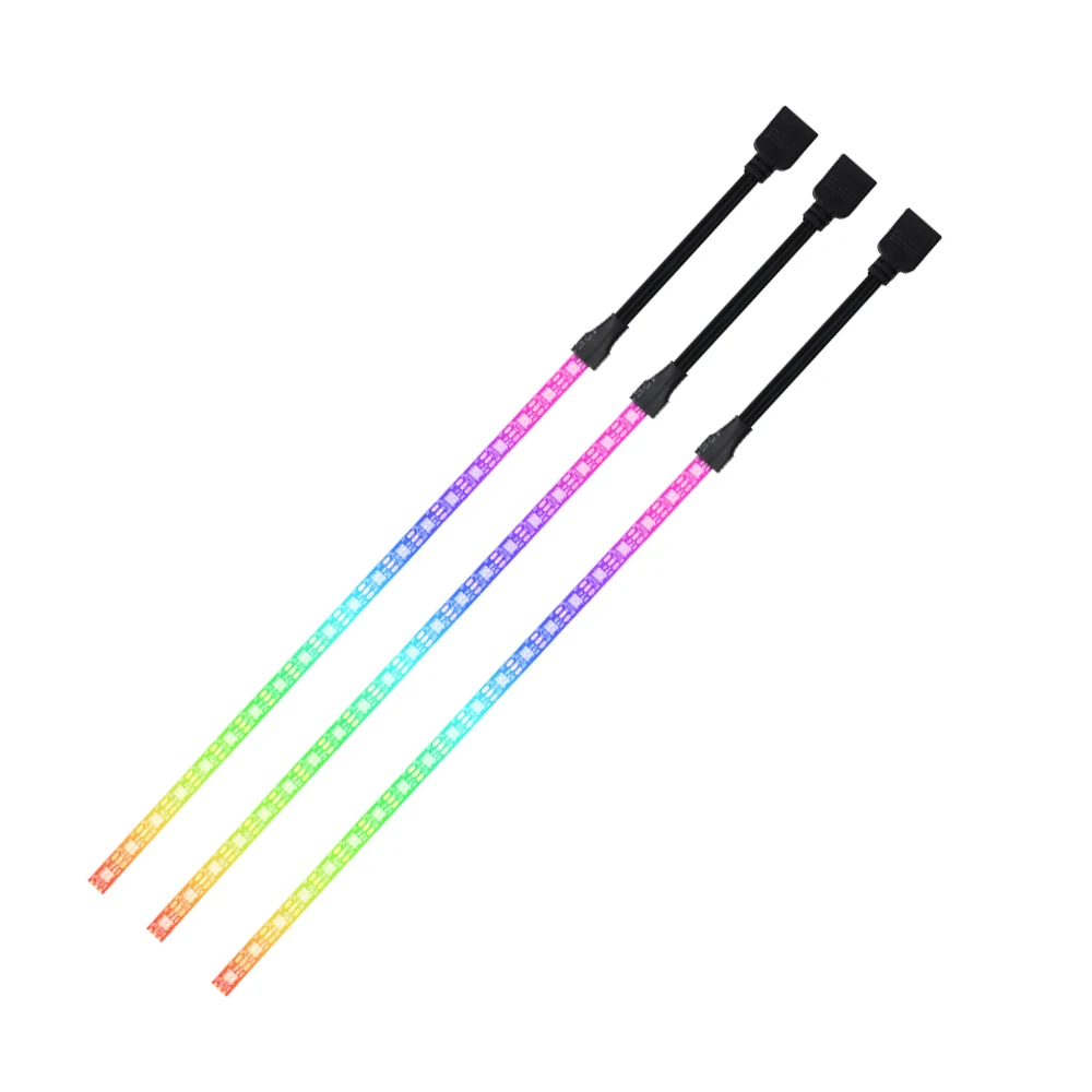Bande LED RGB adressable WS2812B, 5V, 3 broches, PC 5050 ARGB, ruban Flexible pour Asus Aura Sync Color Gamer, éclairage de bureau