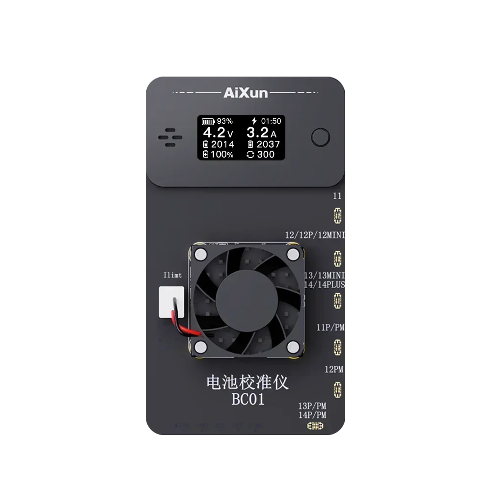 AIXUN P2408S P3208 Power Expansion Module 3A Ammeter One Button Power On Fast Charge Module BC01Battery Calibration Module Tools