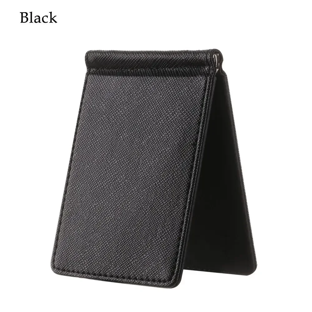 

1PC High-Quality Leather Money Clip Wallet Multifunctional Thin Metal Clamp Men & Women Cash/Card Holder Purse 도매 Льготы