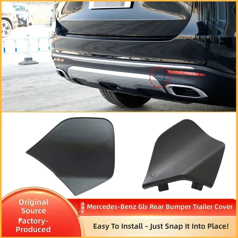 for Mercedes Benz GLS W167 Rear Trailer Tow Hook Cover Bumper Traction Hole Cap Plug 1678859200
