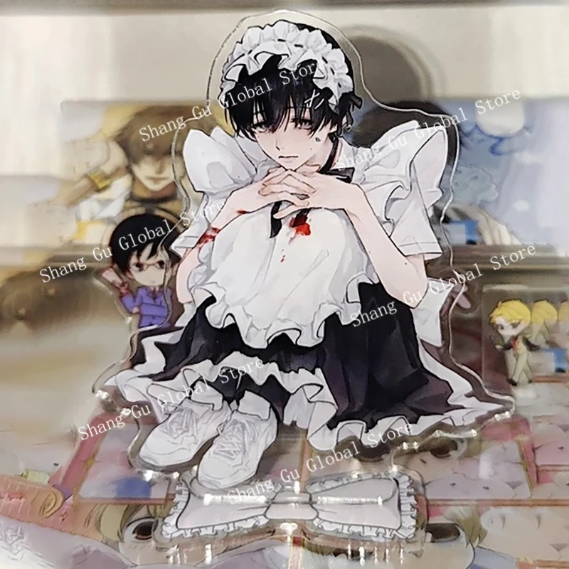 10cm/3.93in acrílico o verão hikaru morreu placas de pé anime periféricos dos desenhos animados jiaji tsujizhong mesa de empregada brinquedos decoração