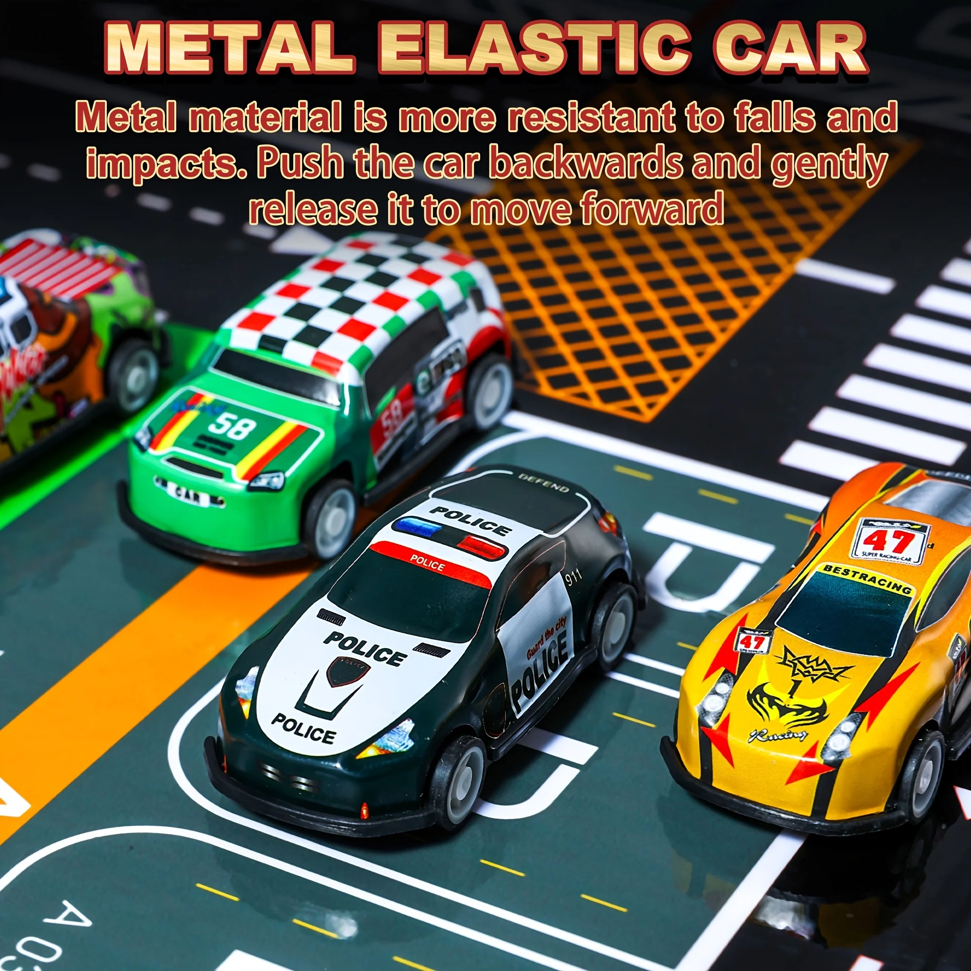 20 Toy Cars, Realistic Racing Cars, Model Toy Cars, Toy Car Set with Storage Box and Map, Children's Gifts, Surprise Birthday Gifts and Party Favors A Surprising Gift