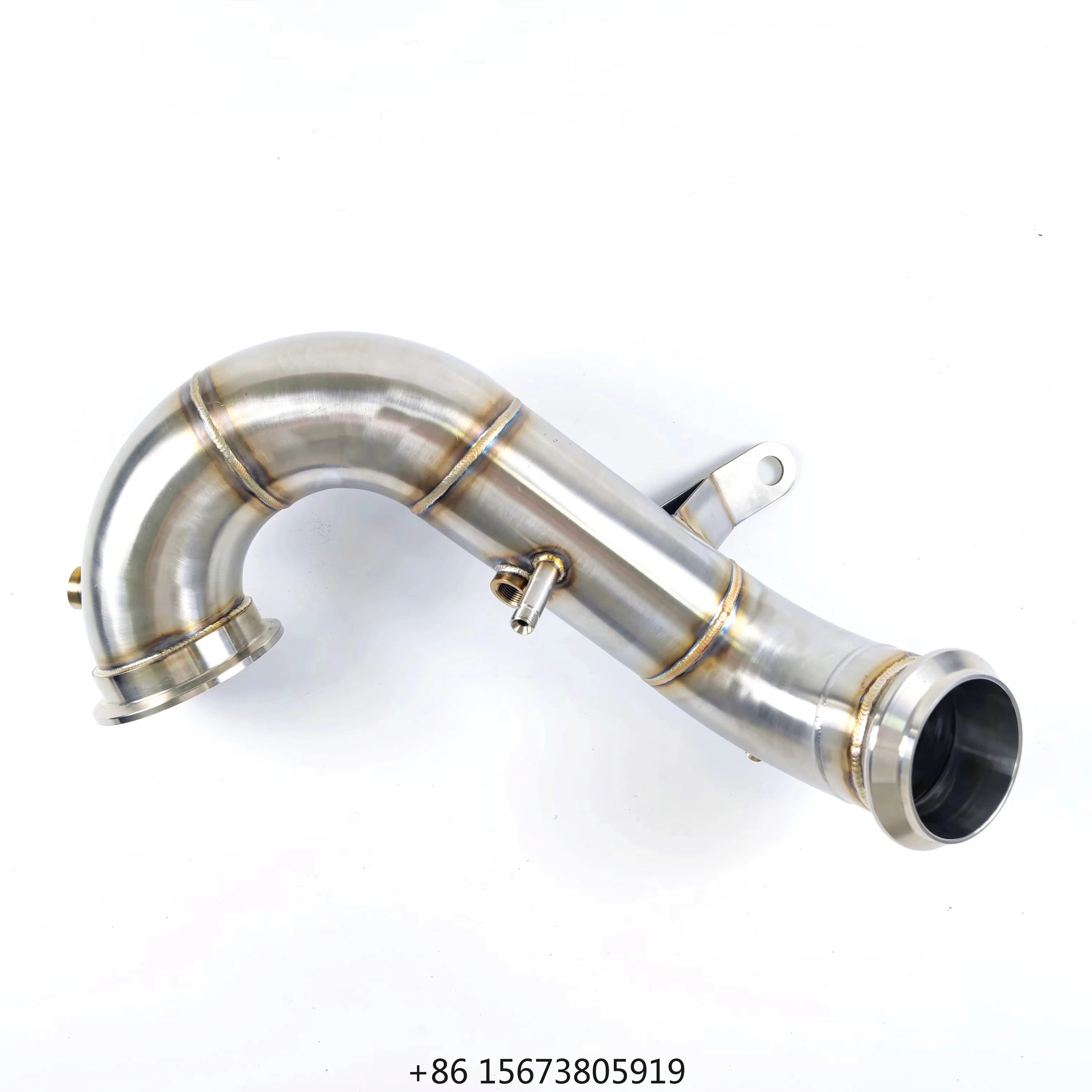 

A45 CLA45 GLA45 M139 2.0T Downpipe Racing Grade Stainless Steel Heatshield Boosts Performance Direct Replacement High Temp Resi