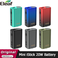 Original Eleaf Mini iStick 20W Box Mod Vape with 1050mAh Battery Adjustable Voltage Electronic Cigarette 510 Thread Vaporizer