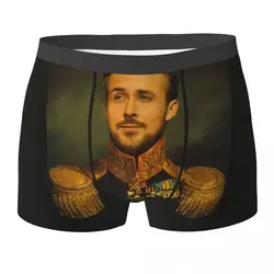 RYAN GOSLING Underwear Top Star Male Boxer Brief Funny Boxer Shorts Trenky Customs Plus Size Underpants