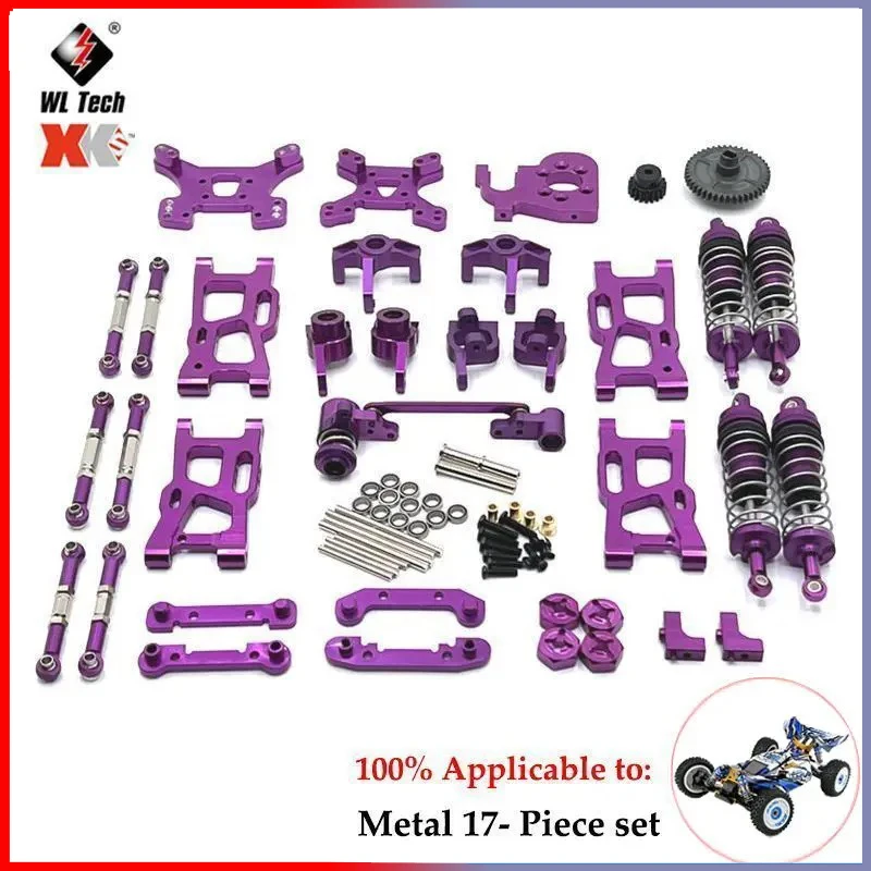 WLtoys 124017 124019 124007 metalen behuizing, versnellingsbak, differentieelbehuizing, upgrade, borstelmotor, afstandsbediening, onderdelen