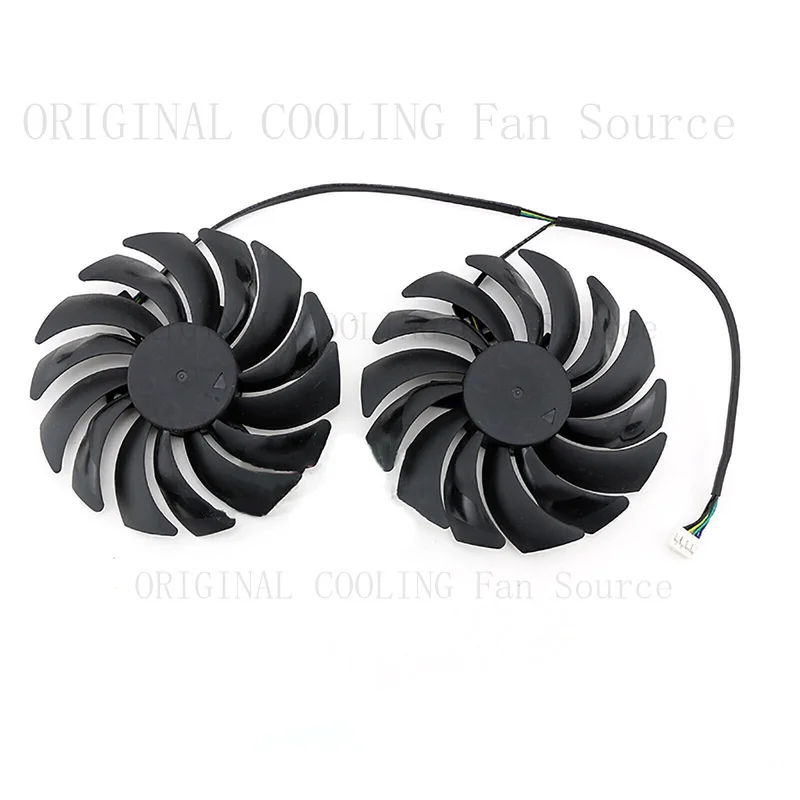 R+  Graphics Card Cooling Fan PLD10010S12HH for MSI RX580 570 RX480 470 GAMING Parts
