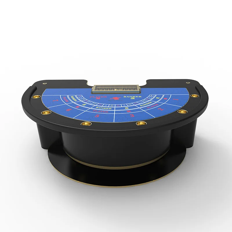 CTSOK Customized Durable Luxury Wood Blackjack Table Professional Touchscreen Poker Card Gambling for Gamblers