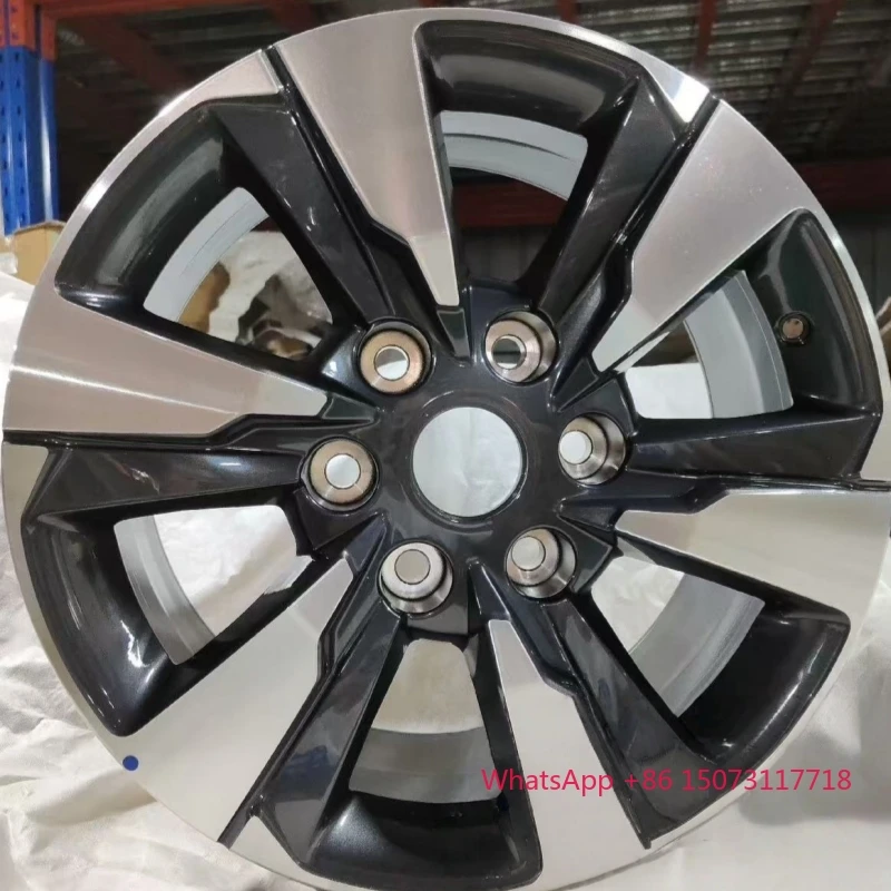 

New 17 Inch PCD6*139.7 ET25 Aluminium Alloy Wheel Hub Passenger Car Wheels Rims for Prado F150 CB106.1 Black