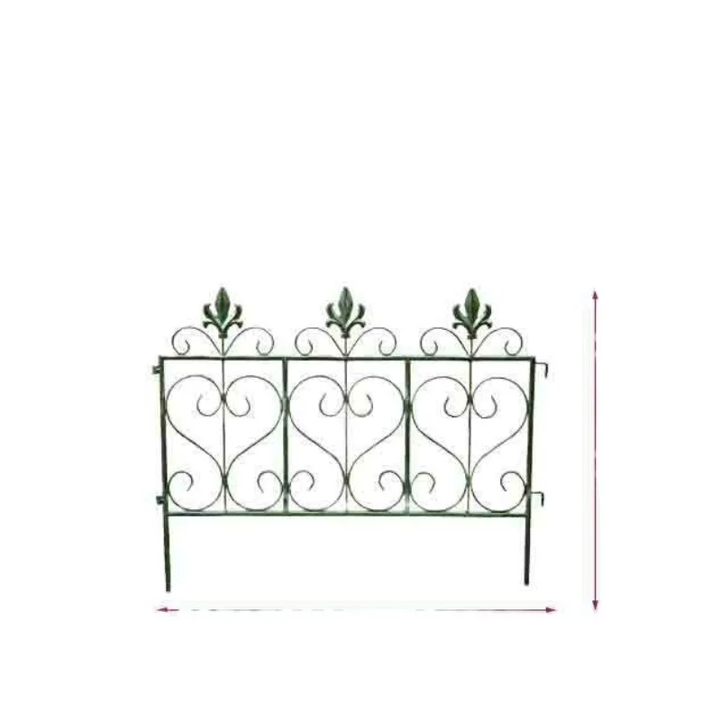 Garden Fence Panel Trellis Modern Minimalist Iron Frame Durable Decorative Climbing Plant Support for Outdoor Patio Yard
