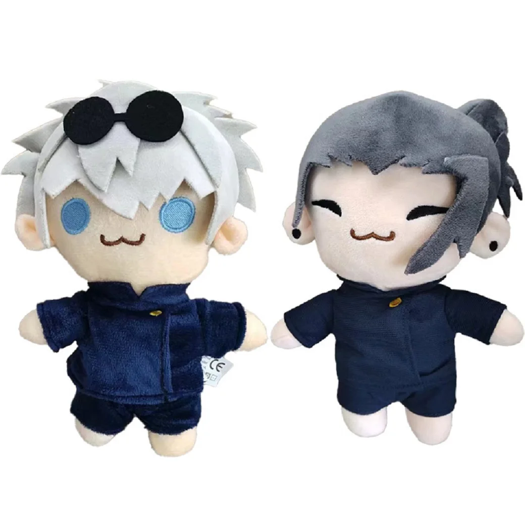 1/2PCS gojo Plush Toys Hot JJK Anime Figure Geto Suguru Toys Stuffed Kawaii Doll Pillow Home Decor Kids Birthday Gift Boys Toy