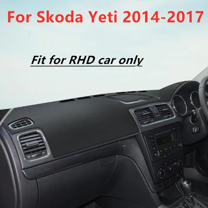 

Кожаный защитный коврик для приборной панели с RHD для Skoda Yeti 2014-2017