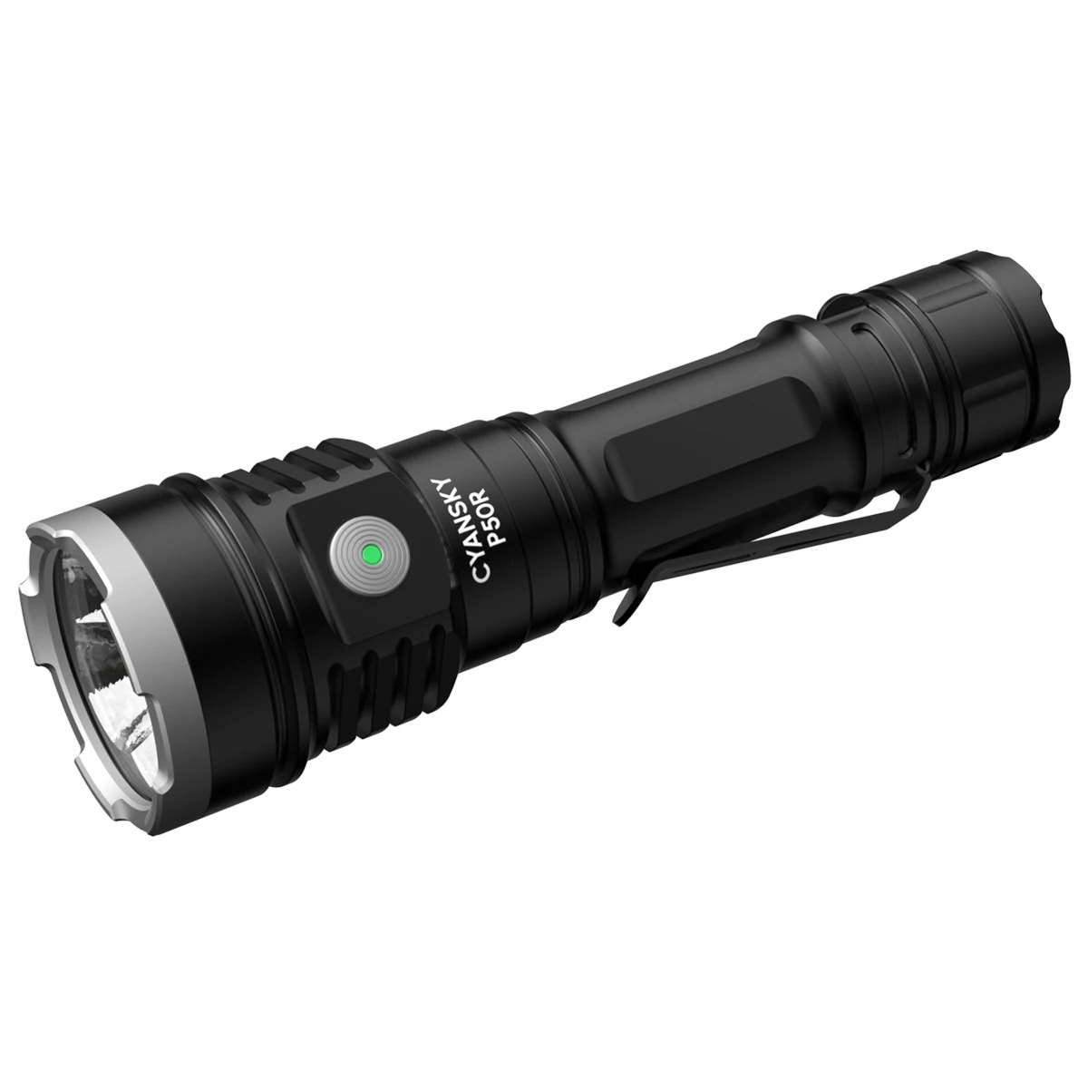 CYANSKY P50R 4*XHP 50.3 LED Flashlight 12000LM 328M 4000mAh 21700 Battery USB-C Fast Charging IP68 Waterproof EDC Tactical Torch