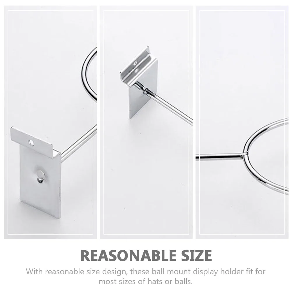 

4pcs Slot Wall Ball Mount Display Holder For Baseball Caps Hats Basketball Football Storage Rack Sports Balls Holder